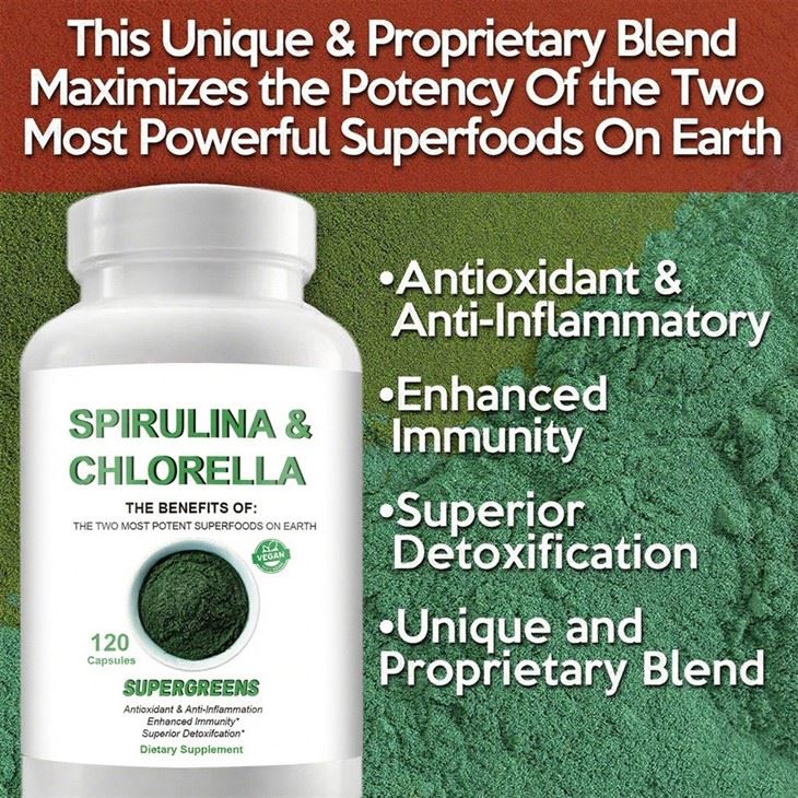 Spirulina&chlorella Capsules factory